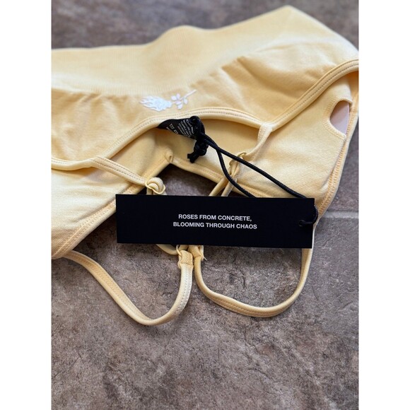 Civil Regime Pastel Yellow Kelly Seamless Bra Size Small - Picture 7 of 7